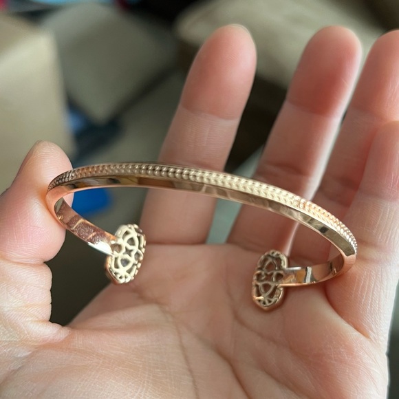 Rose Gold Kendra Scott Elisa Necklace Bracelet Matching Set - Picture 8 of 13